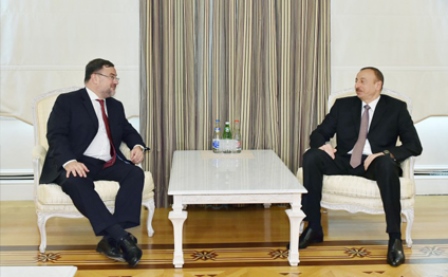 Prezident Şahtaxtinski ilə görüşdü