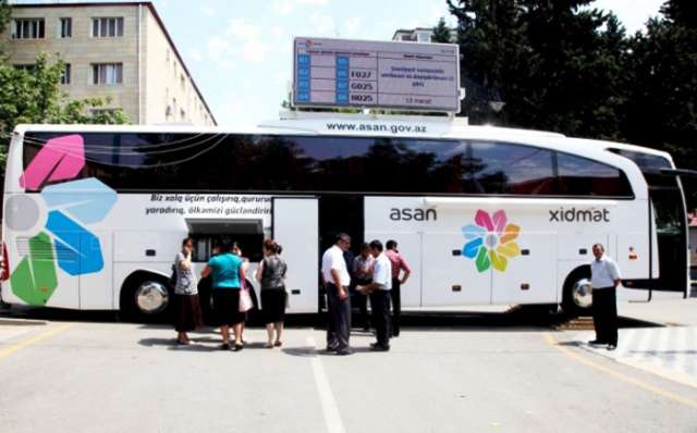 Mobile `ASAN Service` in Bilgah