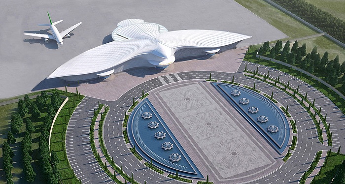 Turkmenistan unveils bird-shaped airport in Ashgabat