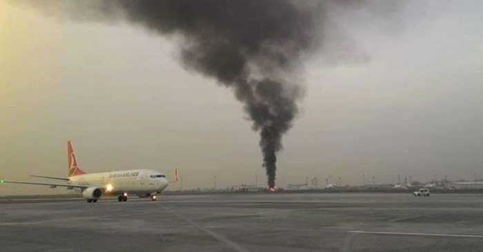 Fire breaks out at Istanbul airport