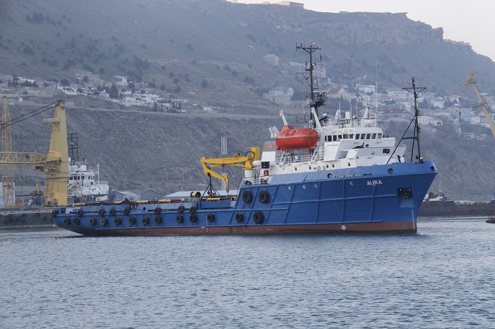 Azerbaijani Caspian Sea Shipping Company repairs freight tugboat