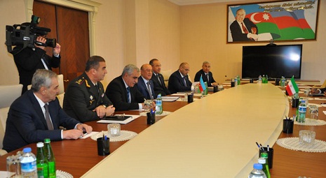 Azerbaijani Minister of Emergency Situations meets Iranian Industry, Mines, and Trade Minister