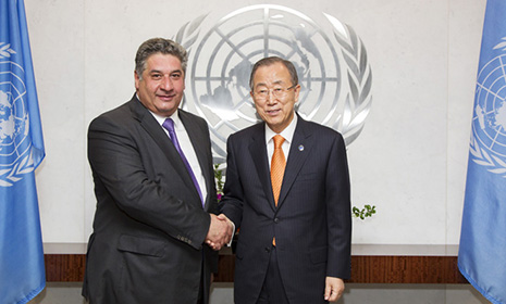 Azerbaijani delegation meets with UN Secretary General