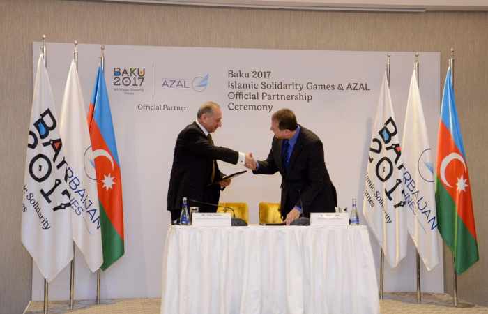 AZAL becomes official partner of Baku 2017 Islamic Solidarity Games