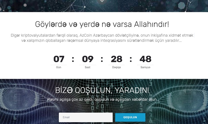 Azərbaycanda milli kriptovalyuta yaradılır: AzCoin