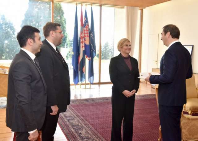 Azerbaijani ambassador awarded Supreme Order of Croatia