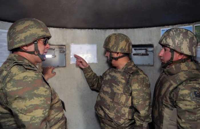 Azerbaijani Defense Minister checks organization of defense on frontline