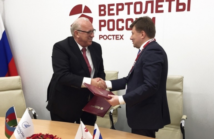 Azerbaijan, Russia sign agreement on establishment of helicopters technical service center in Baku