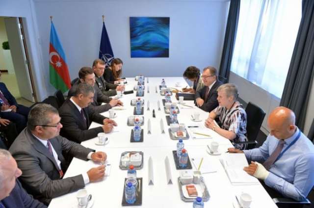 Azerbaijan's defense minister attends NATO meeting
