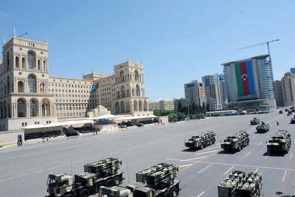 Azerbaijan second in Europe for volume of weapons import
