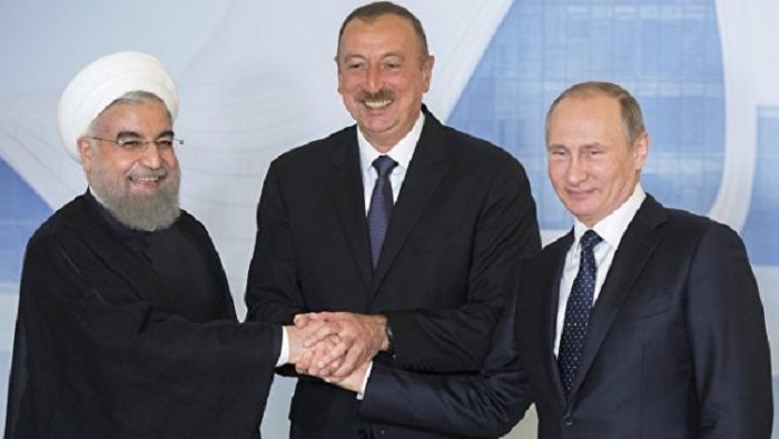 Ilham Aliyev über die Zusammenarbeit im Format Aserbaidschan-Iran-Russland 