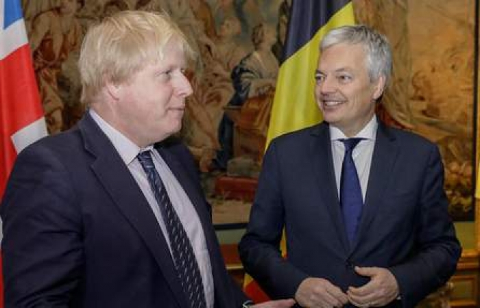 Boris Johnson rend visite à Didier Reynders et Geert Bourgeois
