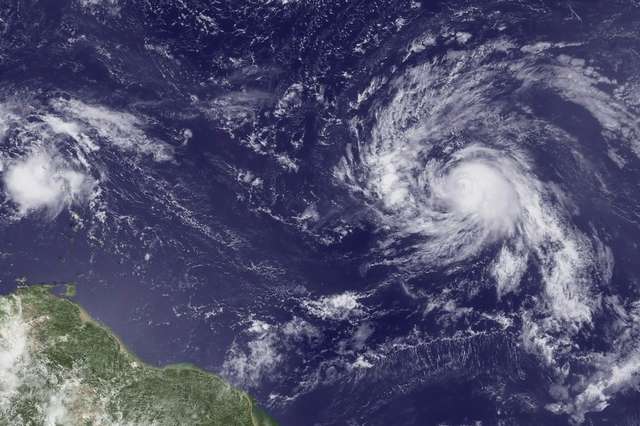 Gaston devient le 3e ouragan de la saison dans l`Atlantique