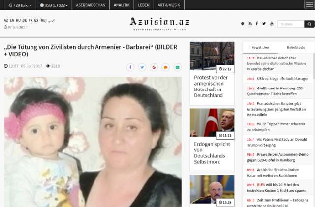 Les matériels d'AzVision.az sur Berlin TV - VIDEO