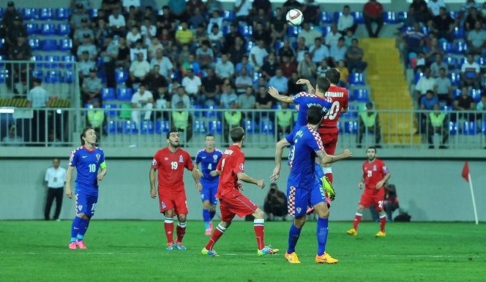 Aserbaidschan-Kroatien ist unentschieden - FOTO