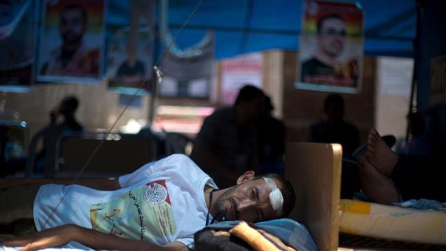 Prisonniers palestiniens en grève hospitalisés