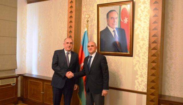 Məmmədyarov baş katiblə görüşüb