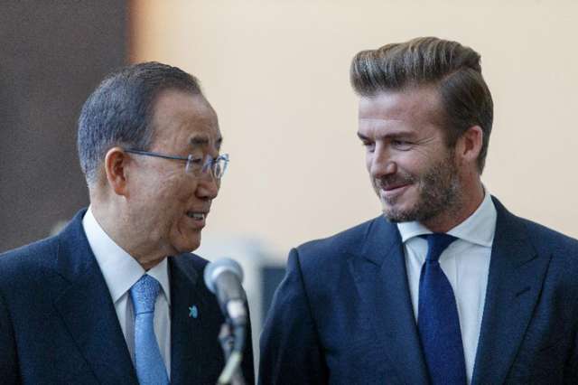   UN Goodwill Ambassador Beckham brings voices of children to UN General Assembly