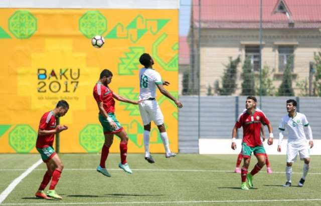 Moroccan team wins 1st football match of Baku 2017