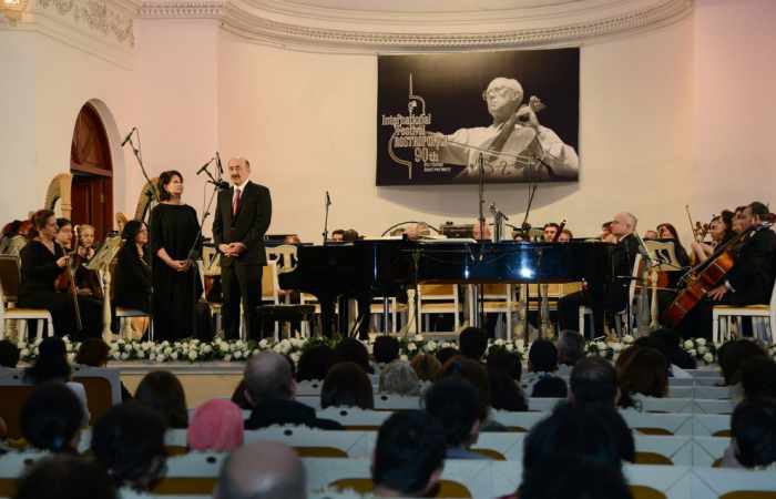 Baku hosts solemn opening of 9th International Mstislav Rostropovich Festival