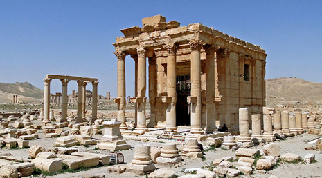 Palmyra`s Baalshamin temple `blown up by IS`