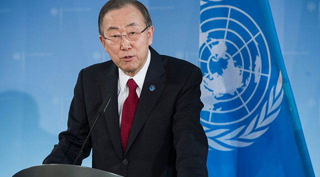 Ban Ki-moon souhaite que l`UE demeure un "partenaire solide" pour l`Onu