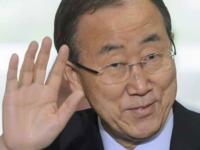 Ban Ki-Moon : peace takes more courage than violence