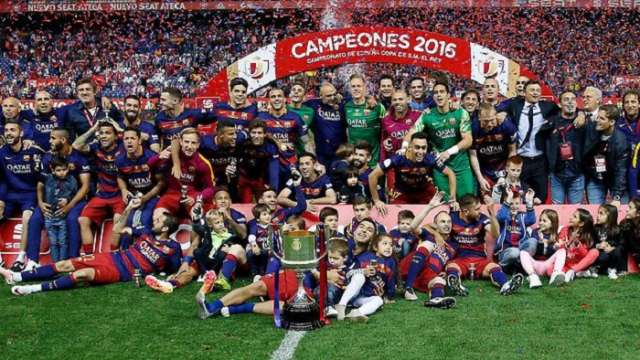Barcelona wins second straight Spanish title