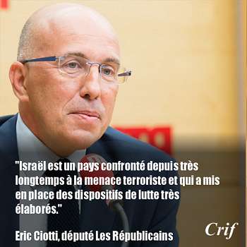 Ciotti: `Israël est un exemple en matière de lutte contre le terrorisme`  - VIDÉO