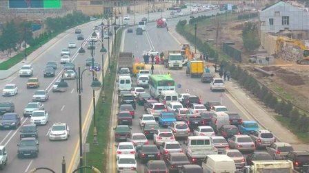 Bakıda yol bağlanır - tıxac olacaq (FOTO)