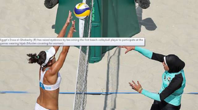 Rio: Beachvolleyballerin mit Hijab zieht weltweite Aufmerksamkeit auf sich