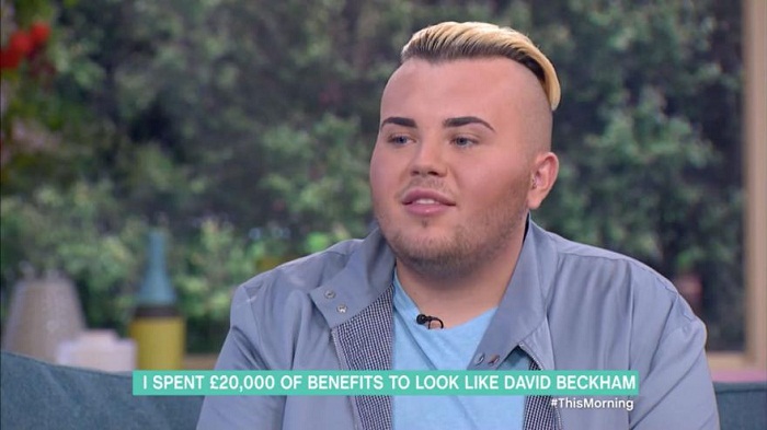 Il dépense 23.000 euros pour tenter de ressembler à David Beckham