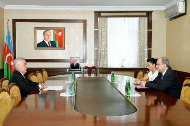 Chairman of Nakhchivan Supreme Assembly meets Belgian ambassador