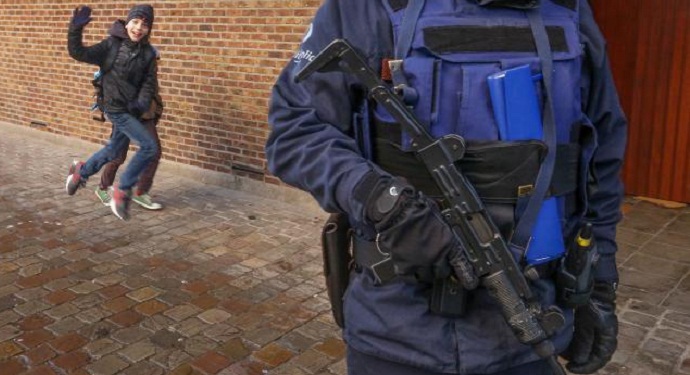 Belgian police mount raid south of Brussels - media