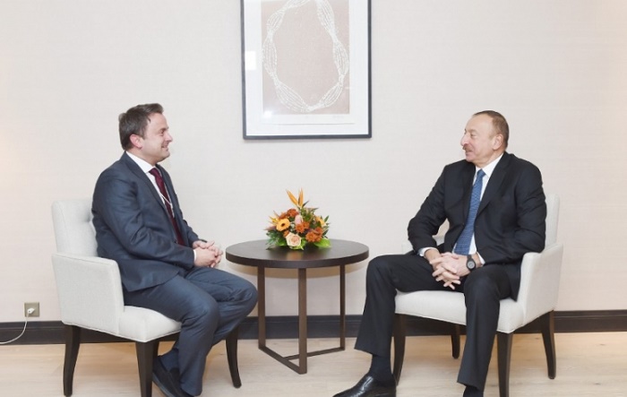 Azerbaijani President meets with Luxembourg PM and managing director of VPS Healthcare