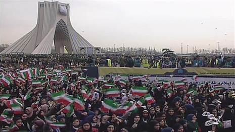 Iranian rally in millions to mark Revolution victory