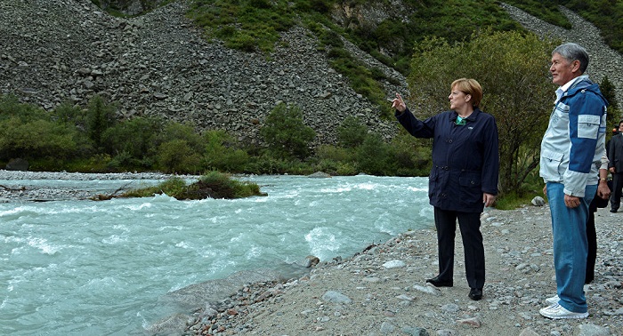 Einwohner von Bischkek rätseln: Wozu braucht Merkel Kirgisien?