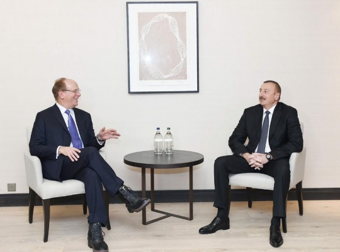 President Ilham Aliyev meets with director of American company Black Rock
