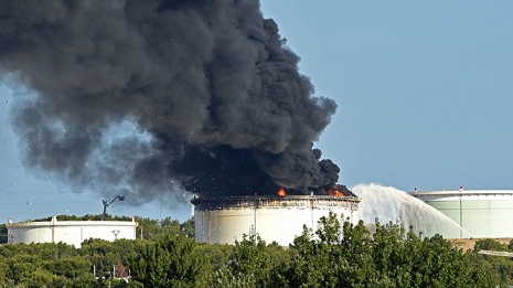 2 blasts rock oil refinery in southern France 10km from Marseille Airport