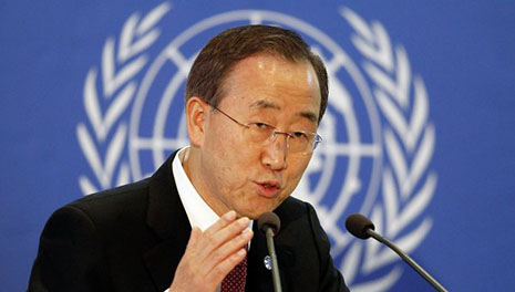 UN`s Ban Ki-moon Calls for Ceasefire, Negotiations in South Sudan
