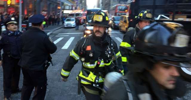 Bomber Strikes Near Times Square, Disrupting City but Killing None