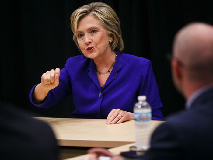 Clinton: `I can`t answer` apparent email discrepancy