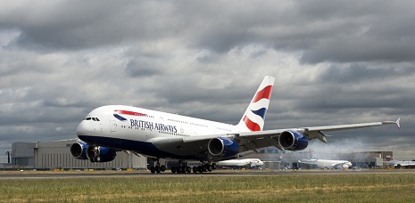 British Airways A380 now flies to the 