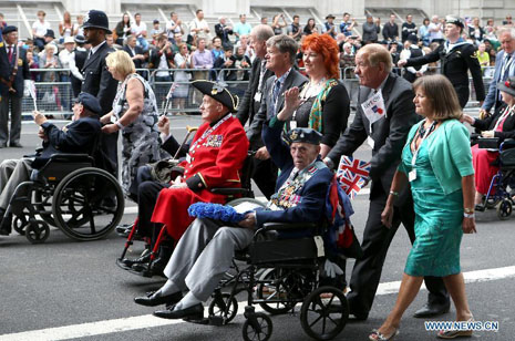 Britain commemorates 70th anniversary of Victory over Japan Day