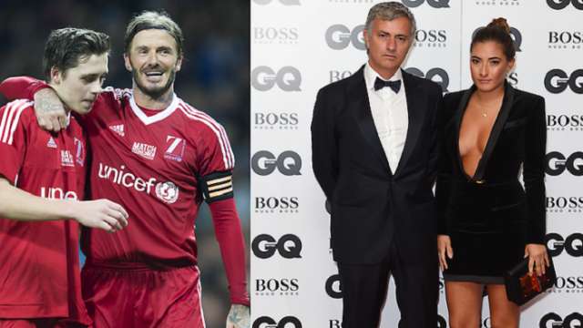 Ein Beckham flirtet mit Mourinhos Tochter