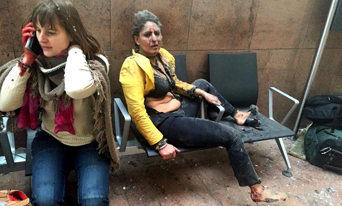 The Story Behind the Iconic Photo of a Brussels Airport Attack Victim