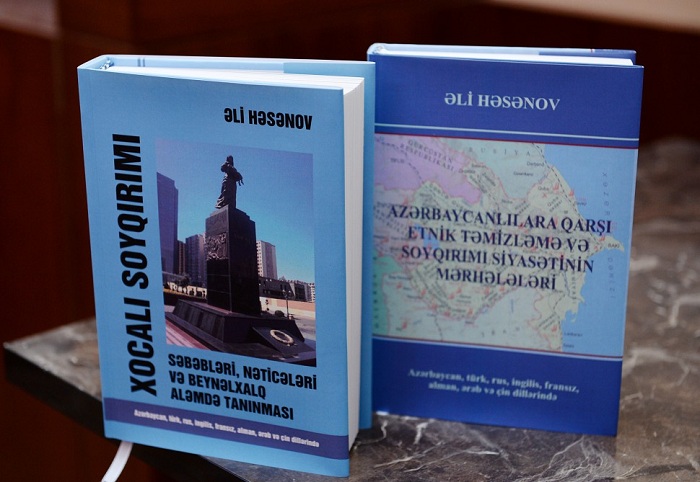 Bücher, in denen ethnische Säuberungs-und Genozidpolitik Armeniens gegen Aserbaidschaner analysiert wird, öffentlich vorgestellt