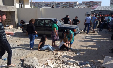 Nine people rescued from rubble of building in Azerbaijan