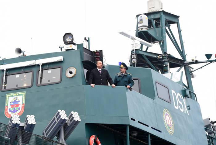 El presidente se puso al corriente de un nuevo barco "Тufán"