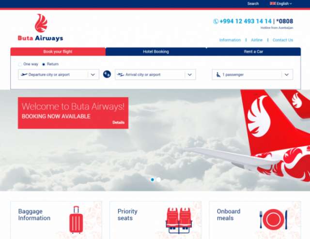 Ticket for Buta Airways put on sale